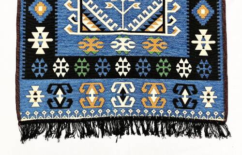 Shark Anadolu Seccade Kilim 11 Mavi - 8