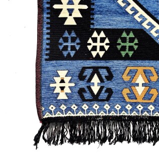 Shark Anadolu Seccade Kilim 11 Mavi - 10