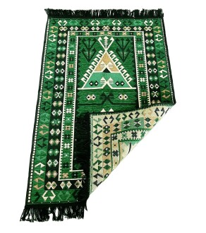 Shark Anadolu Seccade Kilim 13 Yeşil - 7