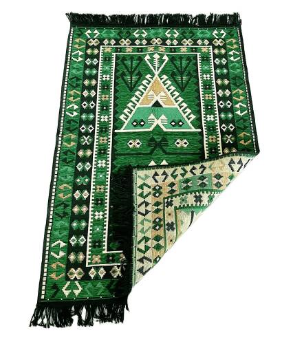 Shark Anadolu Seccade Kilim 13 Yeşil - 7