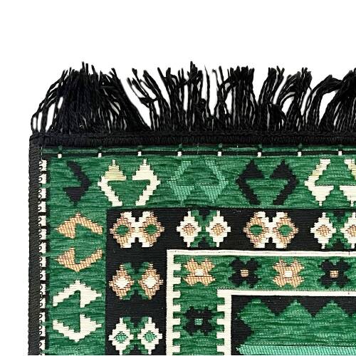 Shark Anadolu Seccade Kilim 13 Yeşil - 8