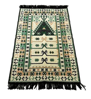 Shark Anadolu Seccade Kilim 13 Yeşil - 9