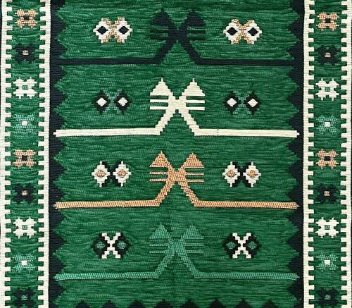 Shark Anadolu Seccade Kilim 13 Yeşil - 10