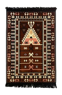 Shark Anatolian Prayer Rug 15 Brown