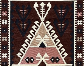 Shark Anadolu Seccade Kilim 15 Kahve - 9