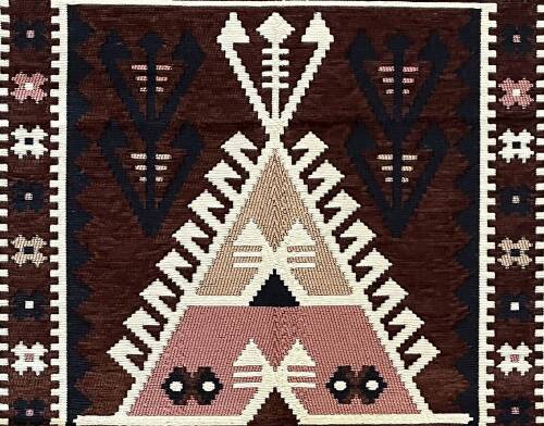 Shark Anadolu Seccade Kilim 15 Kahve - 9