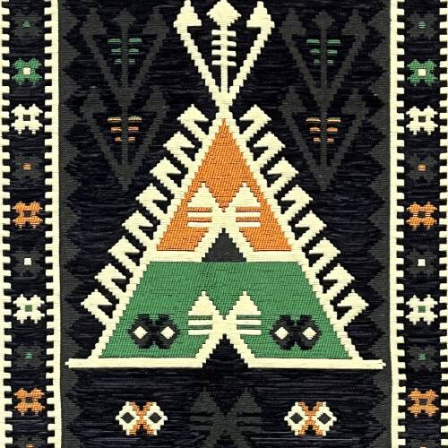 Shark Anadolu Seccade Kilim 16 Siyah - 8