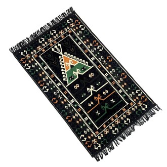 Shark Anadolu Seccade Kilim 16 Siyah - 9
