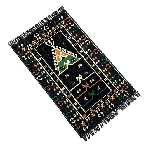 Shark Anadolu Seccade Kilim 16 Siyah - 9