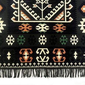 Shark Anadolu Seccade Kilim 17 Siyah - 7