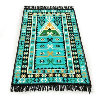 Shark Anadolu Seccade Kilim 6 Turkuaz - 2