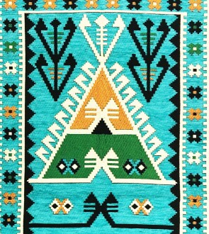 Shark Anadolu Seccade Kilim 6 Turkuaz - 6