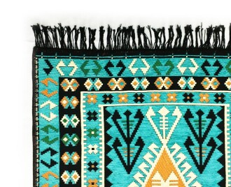 Shark Anadolu Seccade Kilim 6 Turkuaz - 8