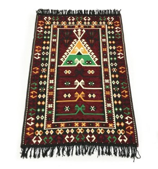 Shark Anadolu Seccade Kilim 7 Bordo - 2
