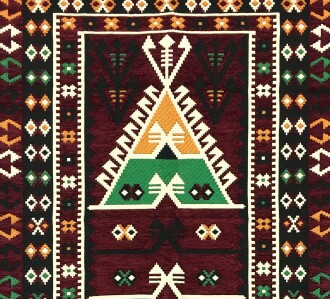 Shark Anadolu Seccade Kilim 7 Bordo - 6