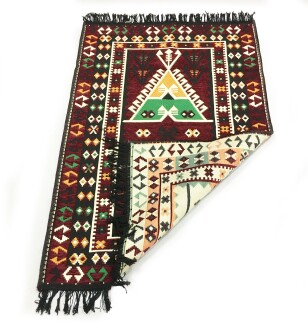 Shark Anadolu Seccade Kilim 7 Bordo - 7