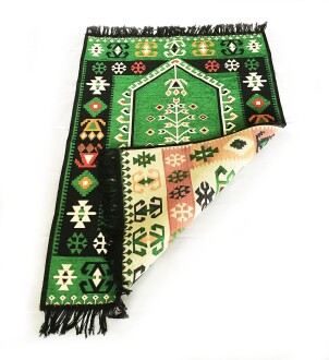 Shark Anadolu Seccade Kilim 8 Yeşil - 7