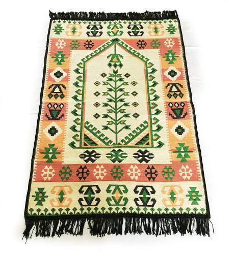 Shark Anadolu Seccade Kilim 8 Yeşil - 9