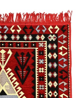 Shark Anadolu Seccade Kilim 9 Kırmızı – Mavi - 8