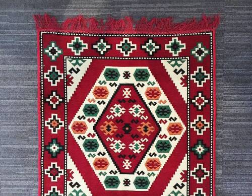 Shark Anadolu Yörük Kilim Kırmızı - 3