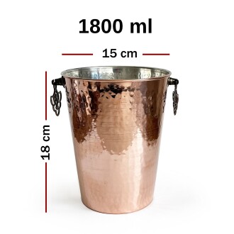 Shark Anatolia Adalı Bakır Buz Kovası 15cm - 3