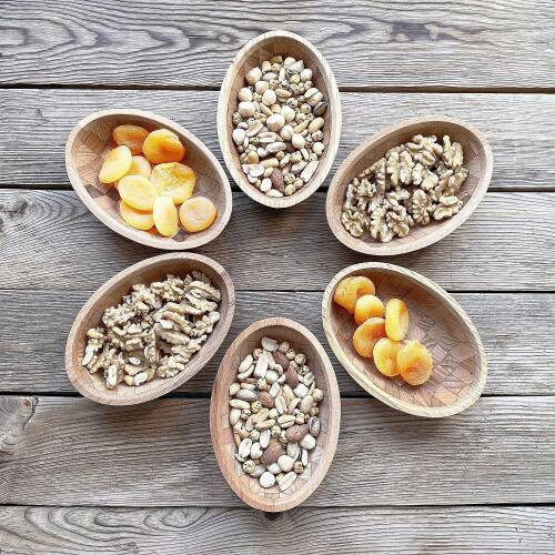 Shark Anatolia Ahşap Çerezlik Elips El Yapımı - 2