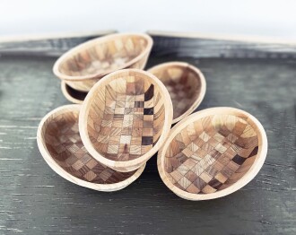 Shark Anatolia Ahşap Çerezlik Elips El Yapımı - 3