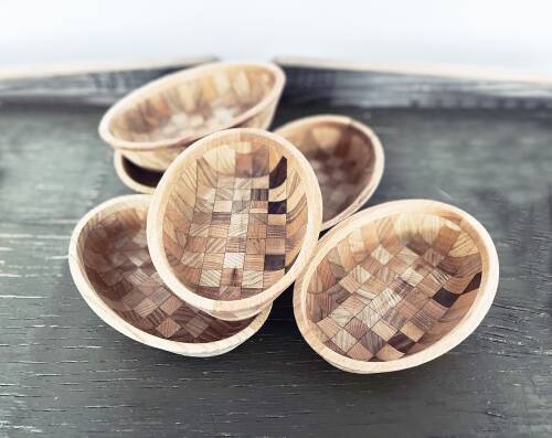 Shark Anatolia Ahşap Çerezlik Elips El Yapımı - 3