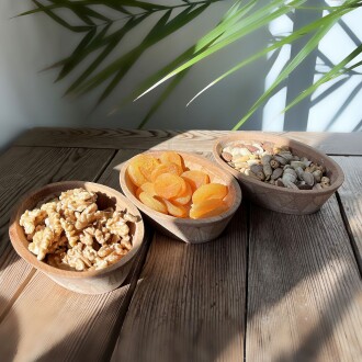 Shark Anatolia Ahşap Çerezlik Elips El Yapımı - 6