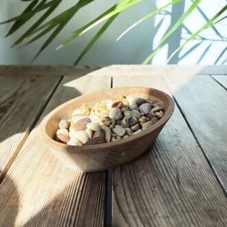 Shark Anatolia Ahşap Çerezlik Elips El Yapımı - 9