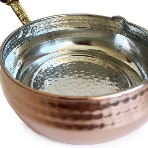 Shark Anatolia Ahşap Kulplu Bakır Salsa Sosluk No:2 - 10