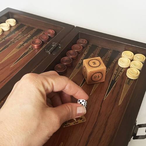 Shark Anatolia Ahşap Vido Zar Doubling Cube 28x28mm - 9