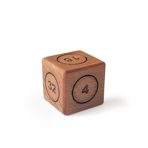 Shark Anatolia Ahşap Vido Zar Doubling Cube 28x28mm - 1