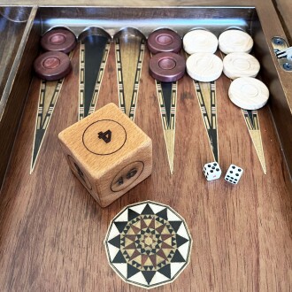 Shark Anatolia Ahşap Vido Zar Doubling Cube 45x45mm - 4