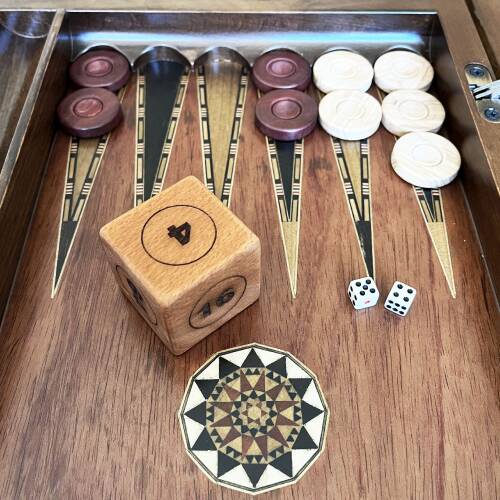 Shark Anatolia Ahşap Vido Zar Doubling Cube 45x45mm - 4