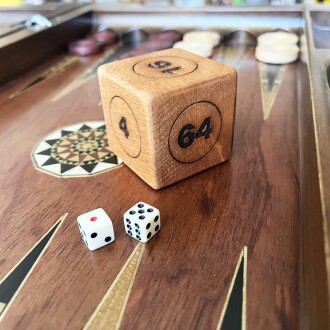 Shark Anatolia Ahşap Vido Zar Doubling Cube 45x45mm - 5