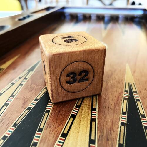 Shark Anatolia Ahşap Vido Zar Doubling Cube 45x45mm - 6