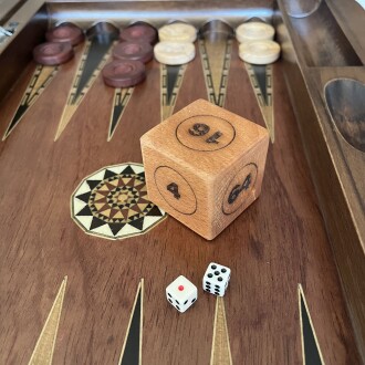 Shark Anatolia Ahşap Vido Zar Doubling Cube 45x45mm - 7