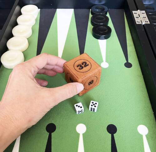 Shark Anatolia Ahşap Vido Zar Doubling Cube 45x45mm - 8