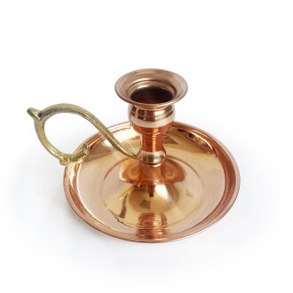 Shark Anatolia Alem Bakır Mumluk Şamdan - 5