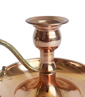 Shark Anatolia Alem Bakır Mumluk Şamdan - 8