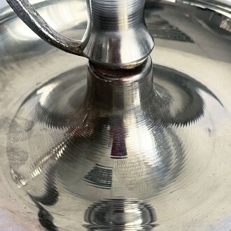 Shark Anatolia Alem Bakır Mumluk Şamdan Beyaz - 9