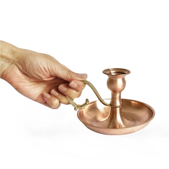 Shark Anatolia Alem Bakır Mumluk Şamdan Skoç - 2