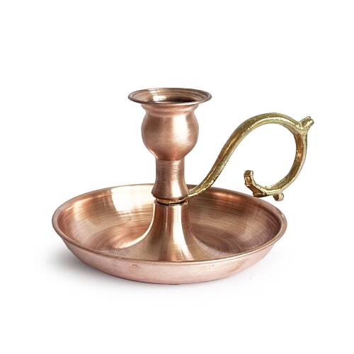 Shark Anatolia Alem Bakır Mumluk Şamdan Skoç - 3