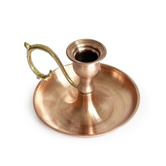 Shark Anatolia Alem Bakır Mumluk Şamdan Skoç - 5