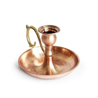 Shark Anatolia Alem Bakır Mumluk Şamdan Skoç - 6