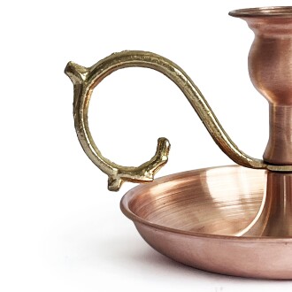 Shark Anatolia Alem Bakır Mumluk Şamdan Skoç - 7