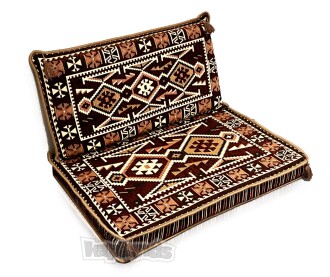 Shark Anatolia Anadolu Şark Köşesi Tekli Sedir Takımı Kahve - 2