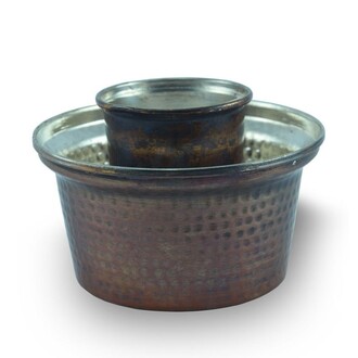 Shark Anatolia - Copper Glass Cooling Pot for Raki Ouzo Ehlikeyf
