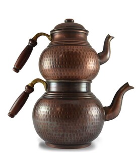 Classic Hand Hammered Copper Tea Kettle #3